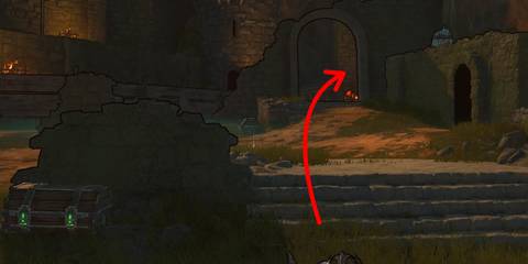 9th Lucky Dice Location in Queen’s Gate from Tiny Tina’s Wonderlands.