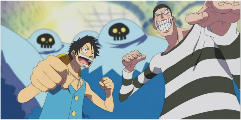 Luffy & Bon Clay In Impel Down