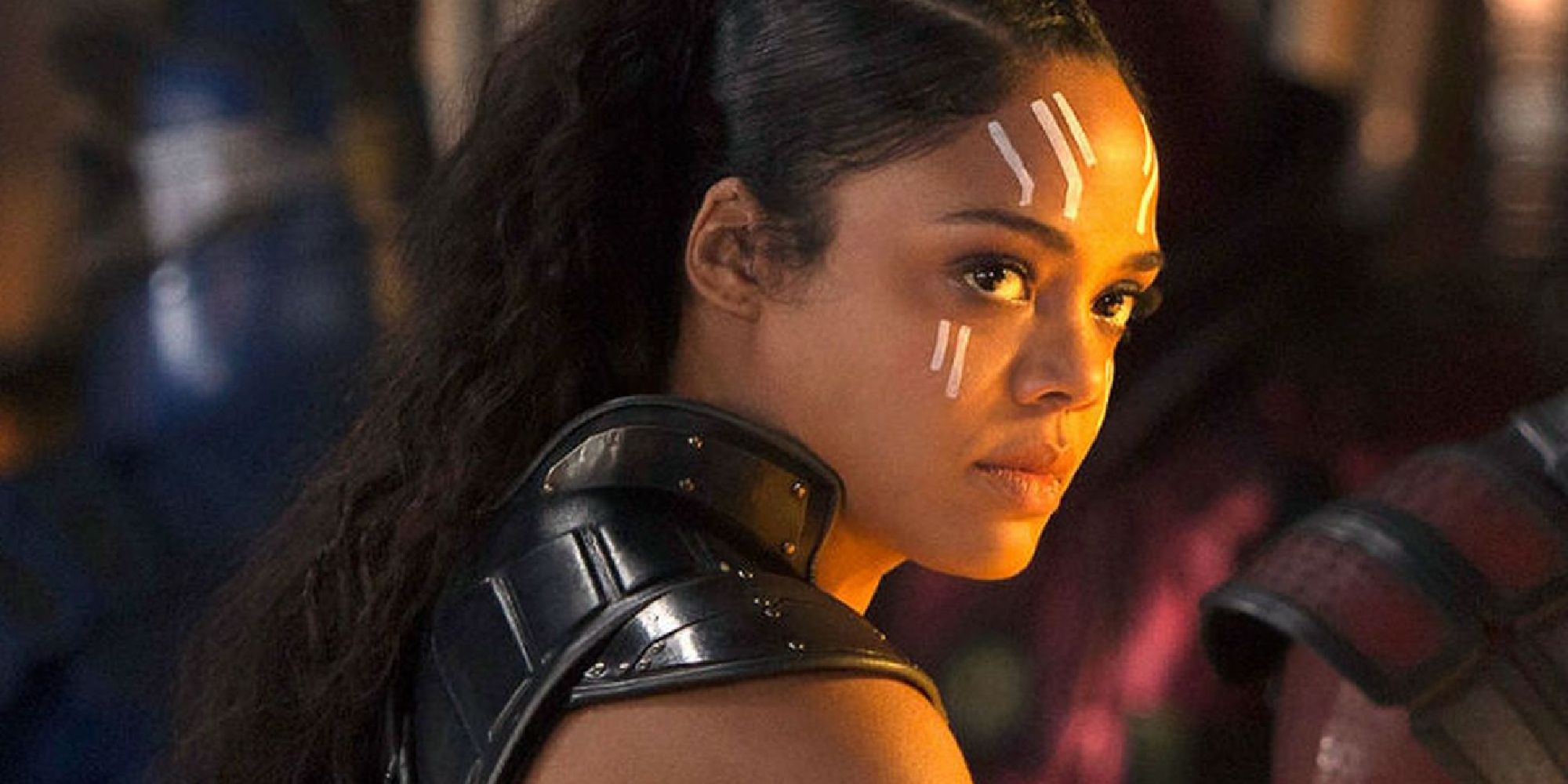 Tessa Thompson appearing as Valkyrie in Thor Ragnarok