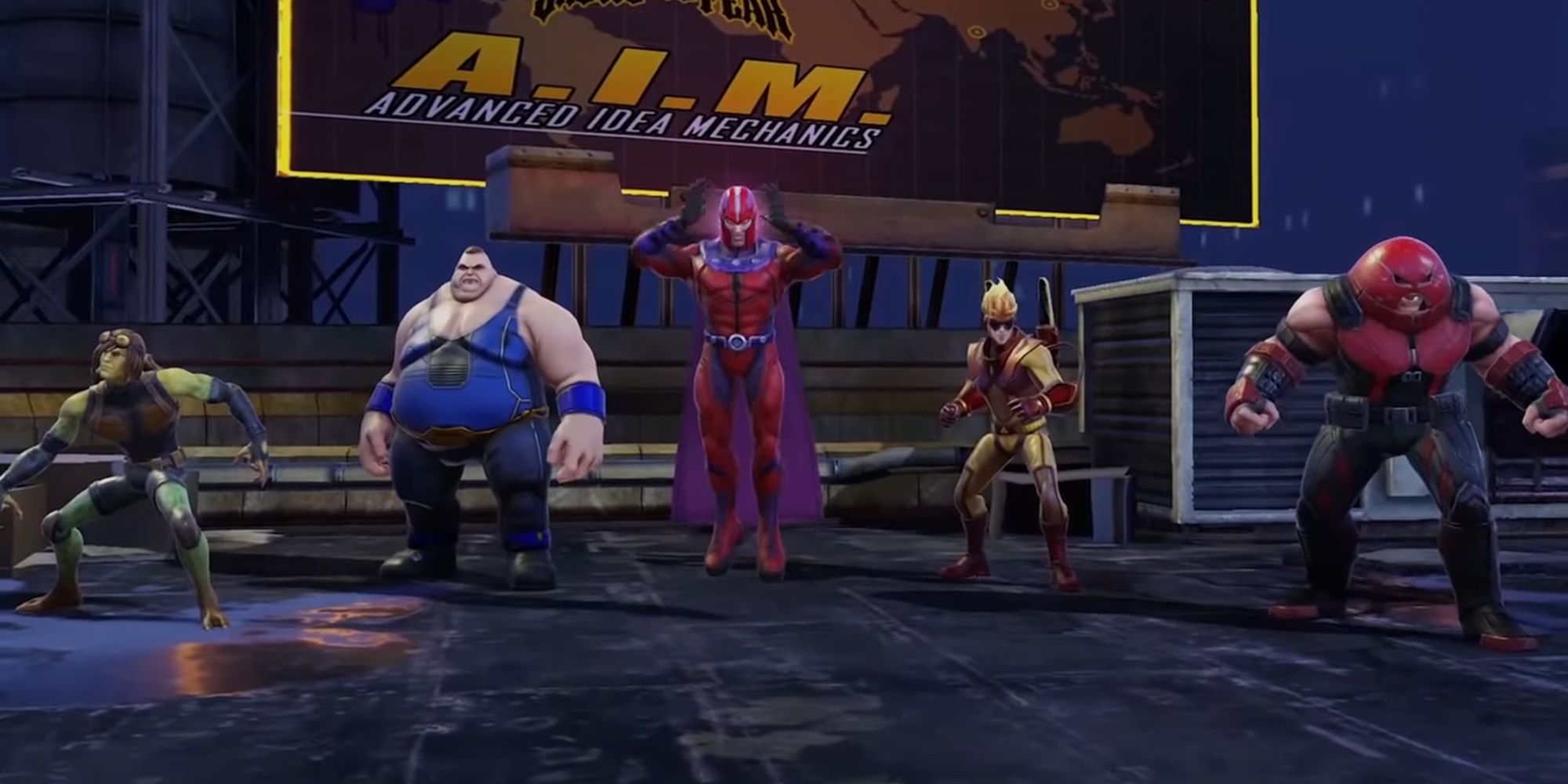 Magneto and the Brotherhood Of Mutants in Marvel Strike Force
