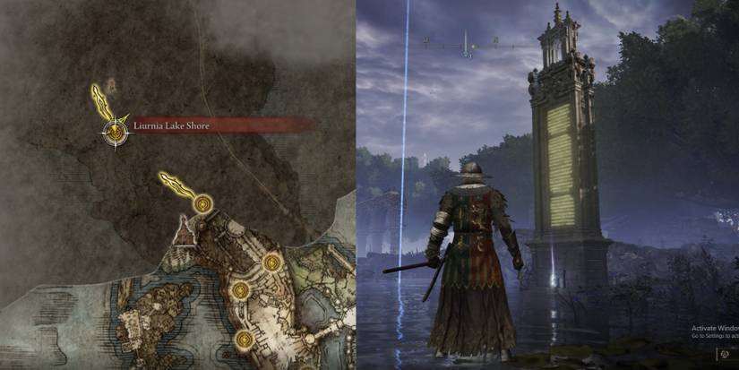 Map (Liurnia, East) location in elden ring