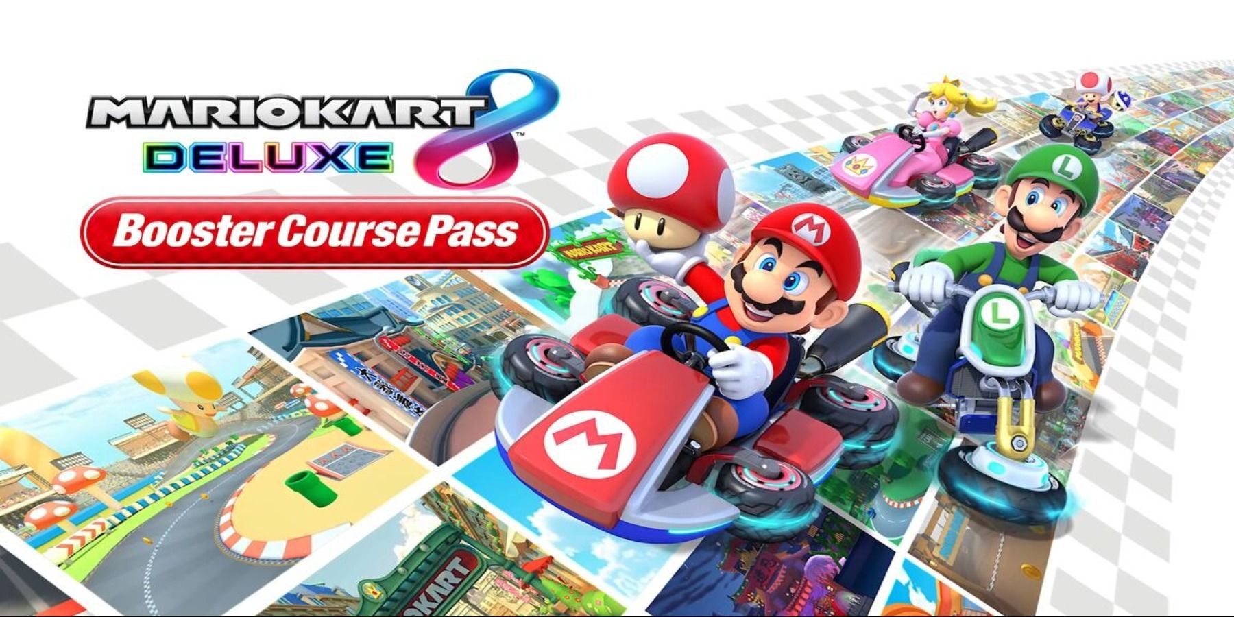 Mario Kart 8 Deluxe Booster Course Pack Key Art Thumbnail