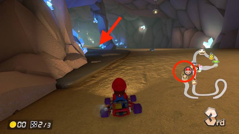 Mario Kart 8 Deluxe Choco Mountain Shortcut 1