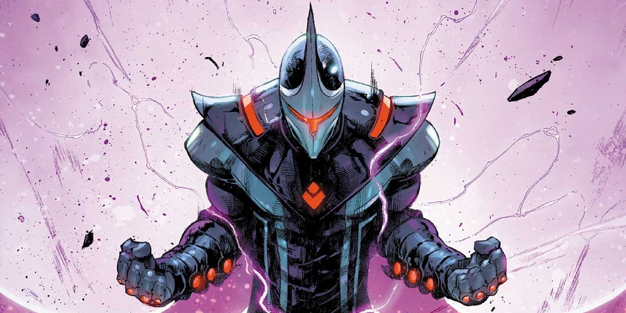 The Darkhawk Android from the cover of a 2021 run issue