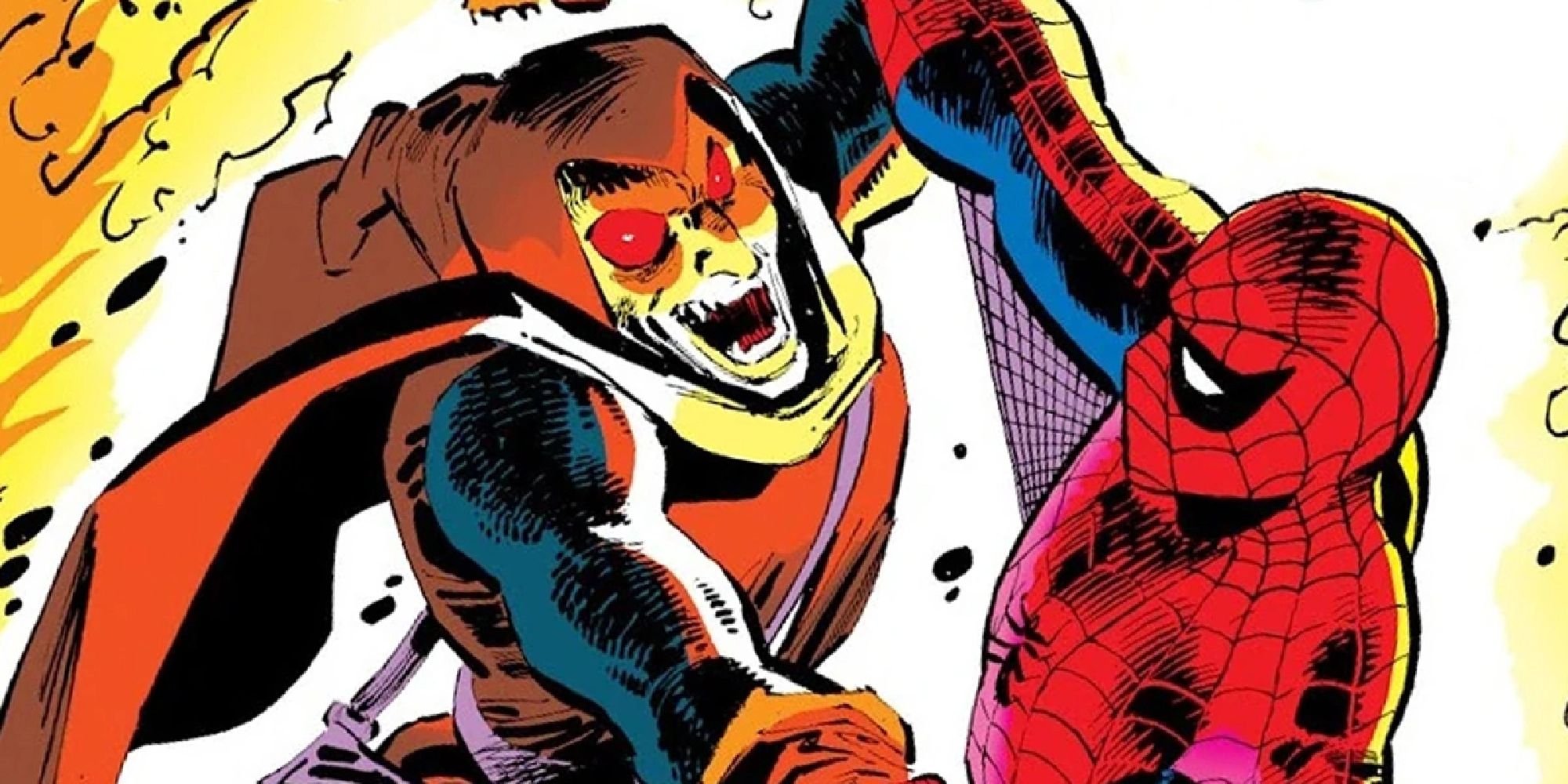 Хобгоблин атакует Человека-паука перед взрывом
