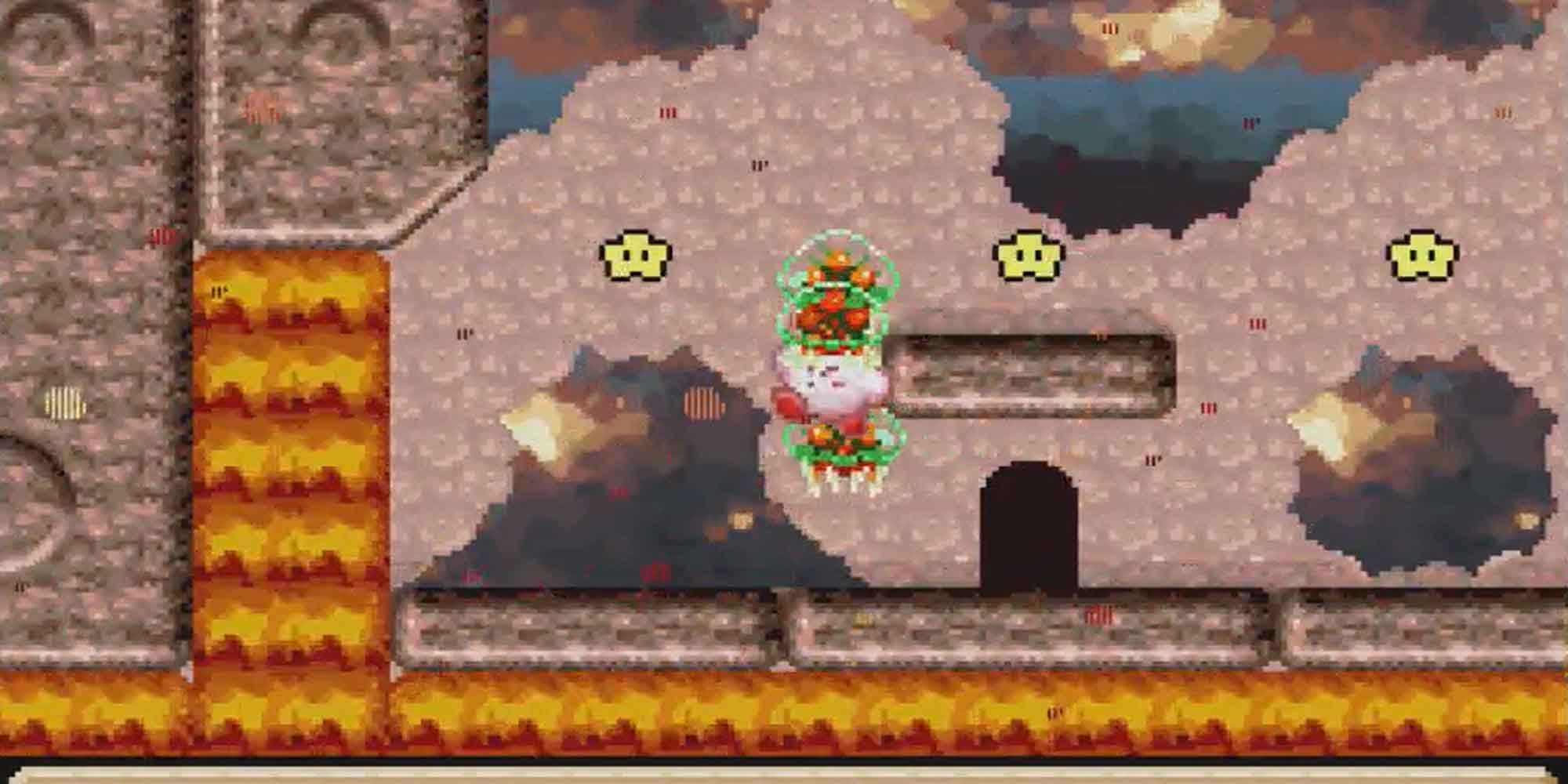 Metroid in Kirby Dreamland 3