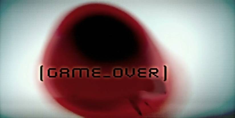 The game over screen from Metroid Prime 3: Corruption