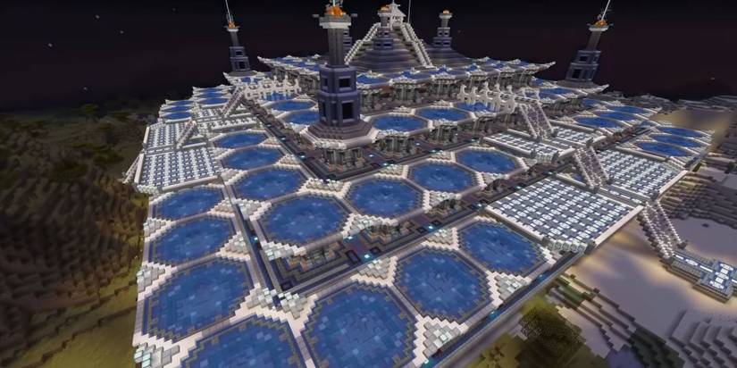 Minecraft Water Pyramid