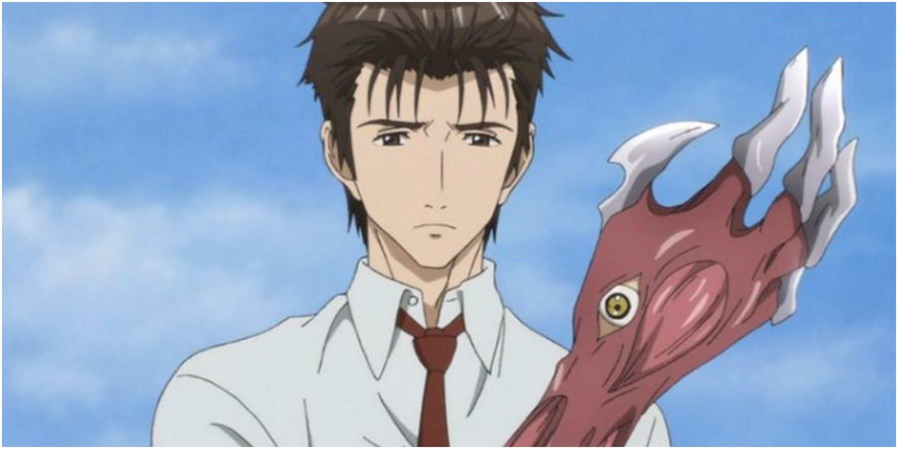 Mogi Transforming Shinichi's Entire Hand