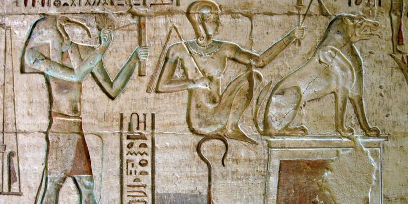 Moon Knight Ammit; Photo by Olaf Tausch, from the Temple of Hathor in Deir el-Medina