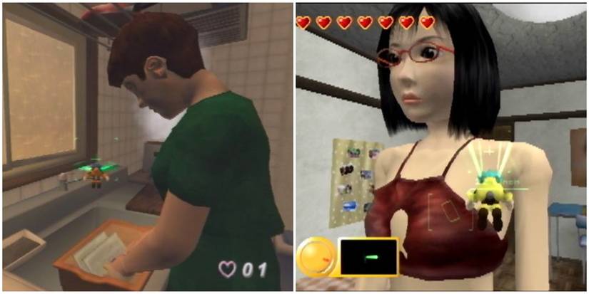 Split image of mosquito with NPCs.