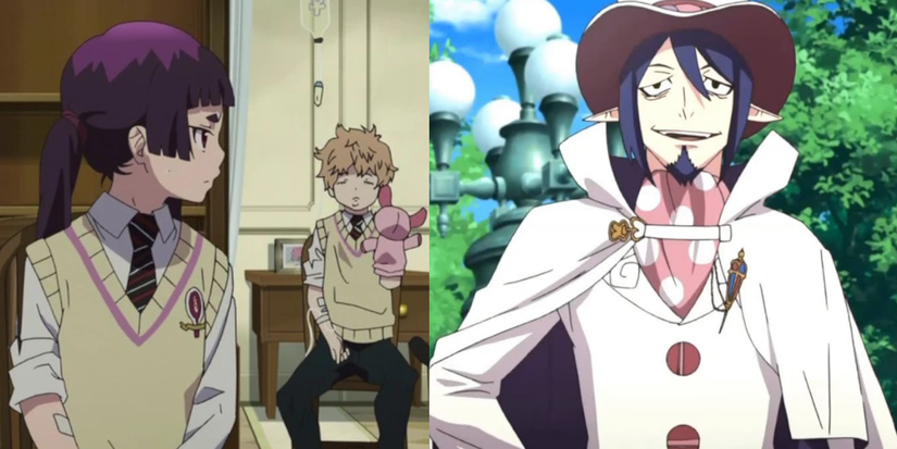 Nemu Takara and Mephisto Pheles Blue Exorcist