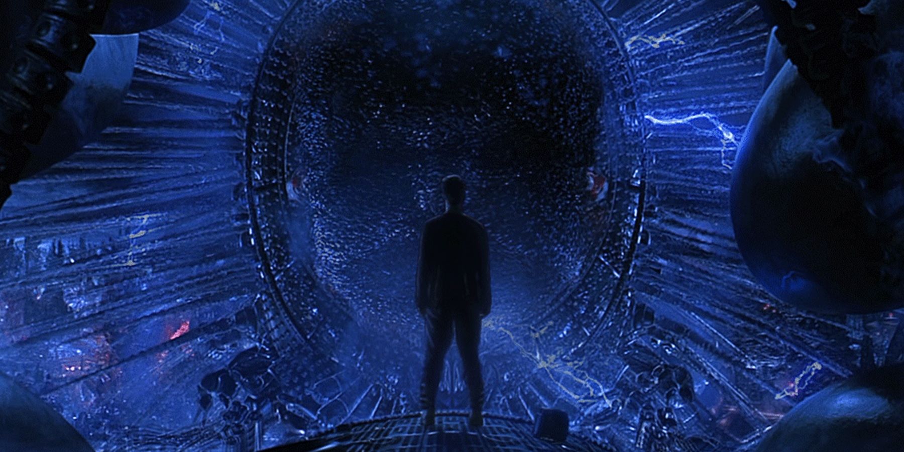 Neo confronts Deus Ex Machina in The Matrix Revolutions