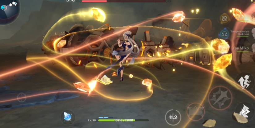 Ninnguag burst in Genshin impact