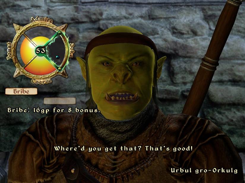 Oblivion Persuasion Mini Game