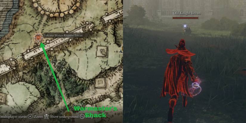 Old Knight Istvan location in Elden ring