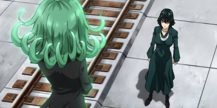 One Punch Man Fubuki vs Tatsumaki