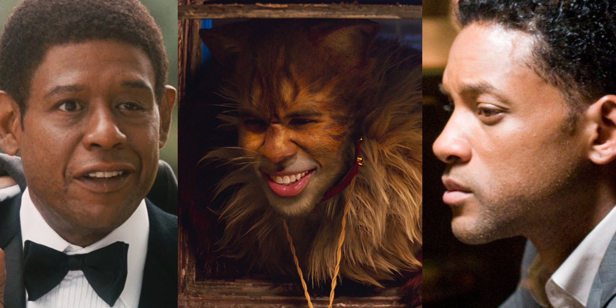 Cecil showing up to work in The Butler; Jason Derulo in Cats; Will Smith in Seven Pounds
