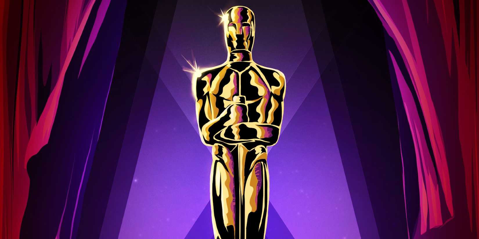 An Oscar trophy