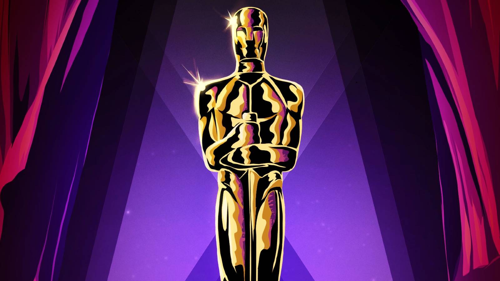 An Oscar trophy