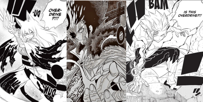 Homura, Shiki, Drakken Joe Ether Gear Edens Zero