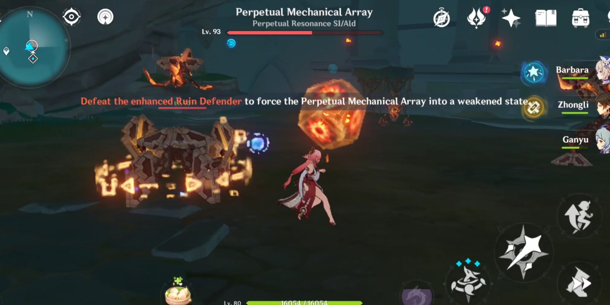 Perpetual Mechanical Array defensive mode