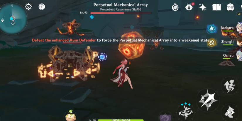 Perpetual Mechanical Array defensive mode