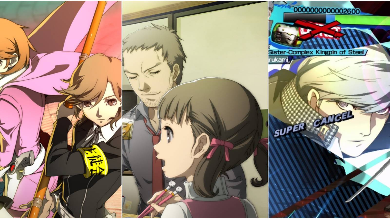 Persona 4 Arena Ultimax - Three screenshots.