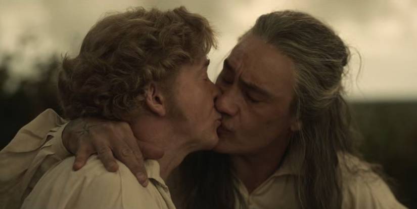 Our Flag means death gay kiss Blackbeard Taika Waititi