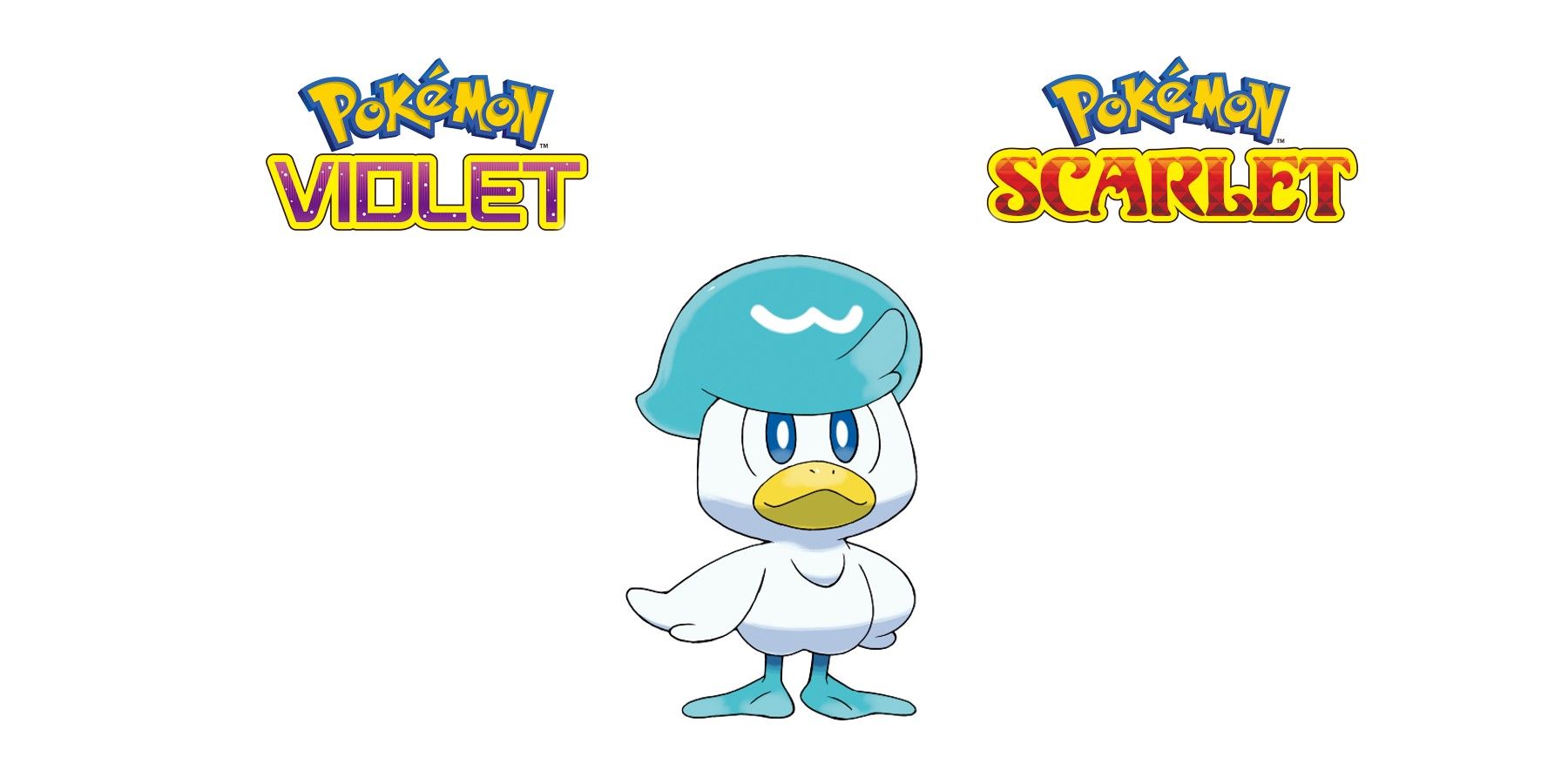 Pokemon Fan Draws Picture Featuring Scarlet and Violet Starter Quaxly With Other Duck-Themed Pokemon