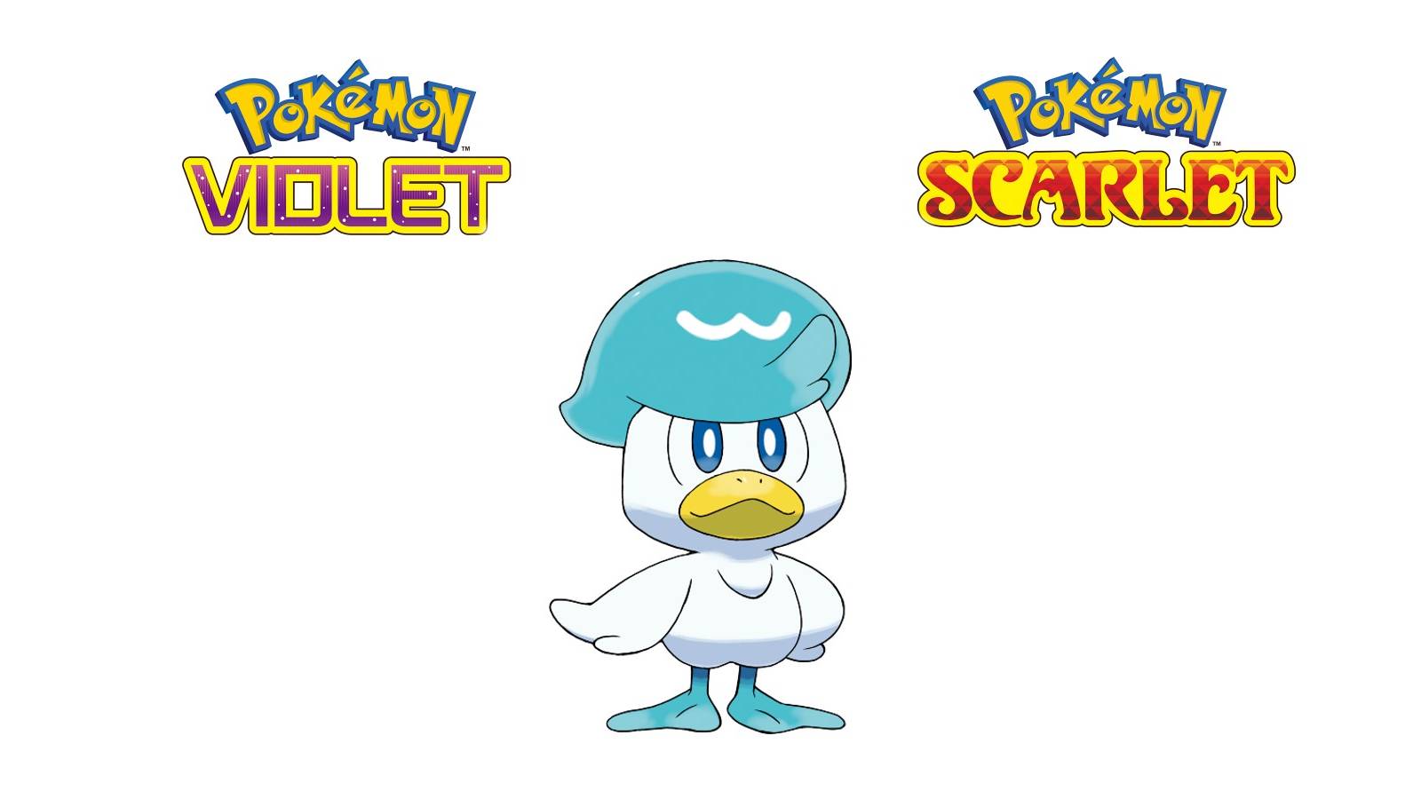 Pokemon Fan Draws Picture Featuring Scarlet and Violet Starter Quaxly With Other Duck-Themed Pokemon