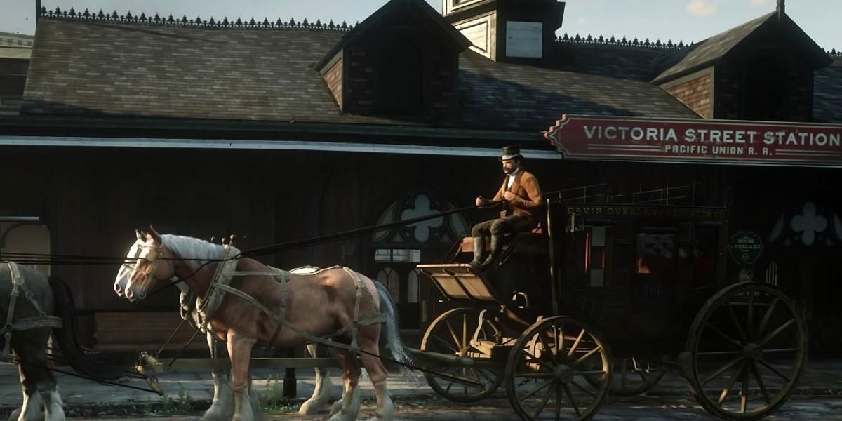 Red Dead Online stagecoach