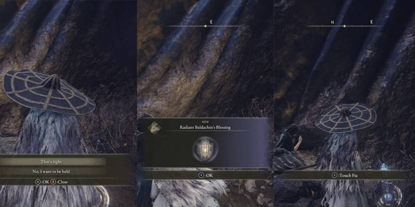 Radiant Baldachin's Blessing in elden ring