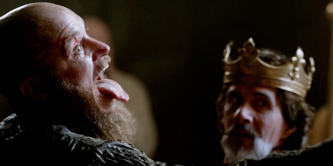 Ragnar and Charles in Vikings