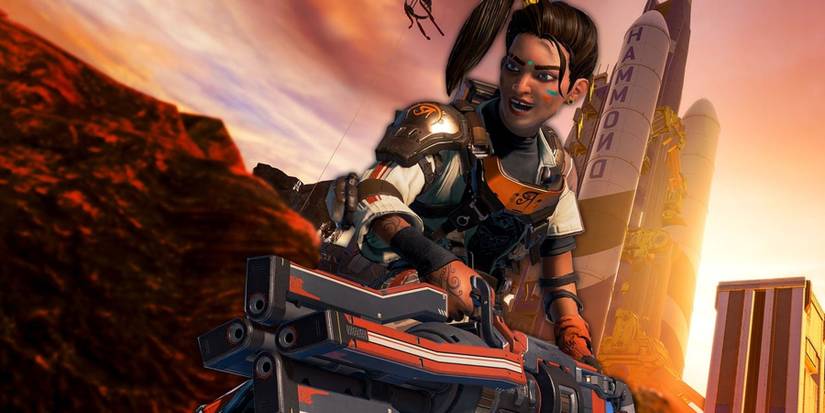 Rampart aiming with her Ultimate Shiela