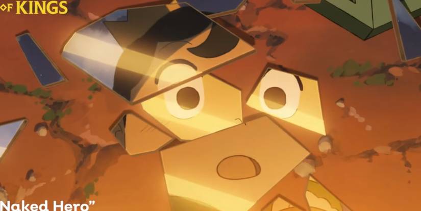 Ranking of Kings Bojji looking in a broken mirror