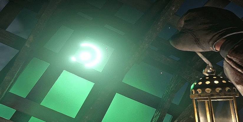 Red Dead Redemption 2 UFO above a cabin