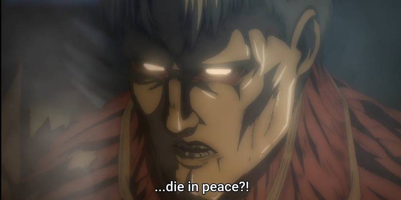 Reiner Braun as Armored Titan asking to die