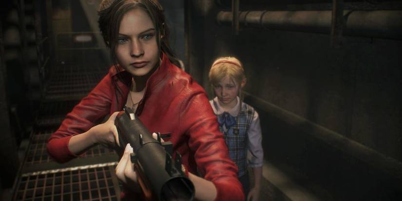Resident Evil Claire Redfield and Sherry Birkin Cropped