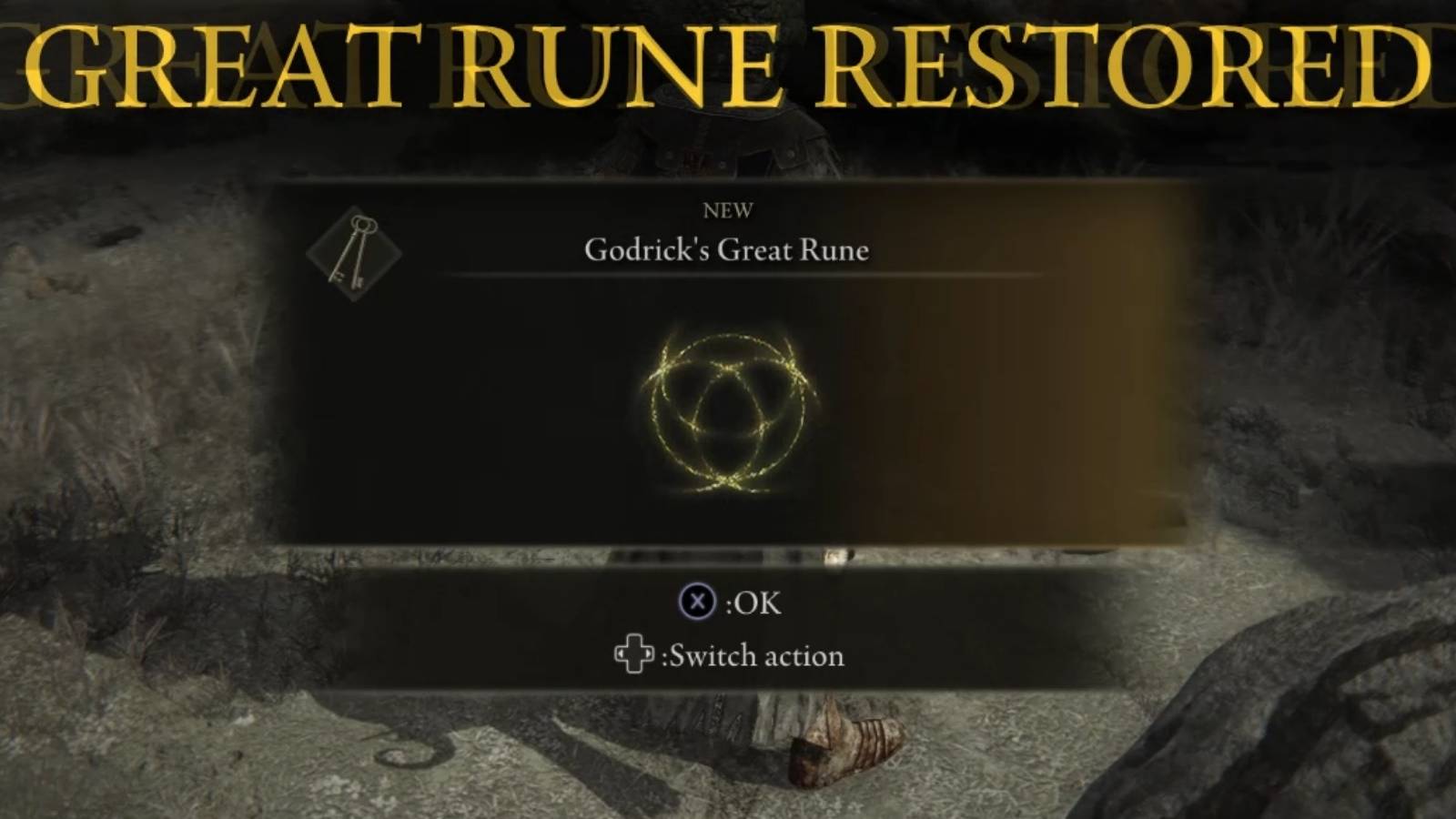 Restoring a Great Rune power in Elden Ring