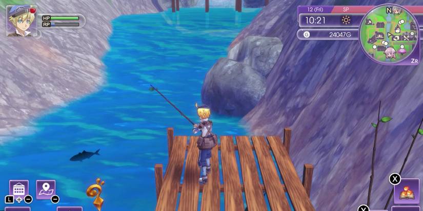 Rune Factory 5 Fishing
