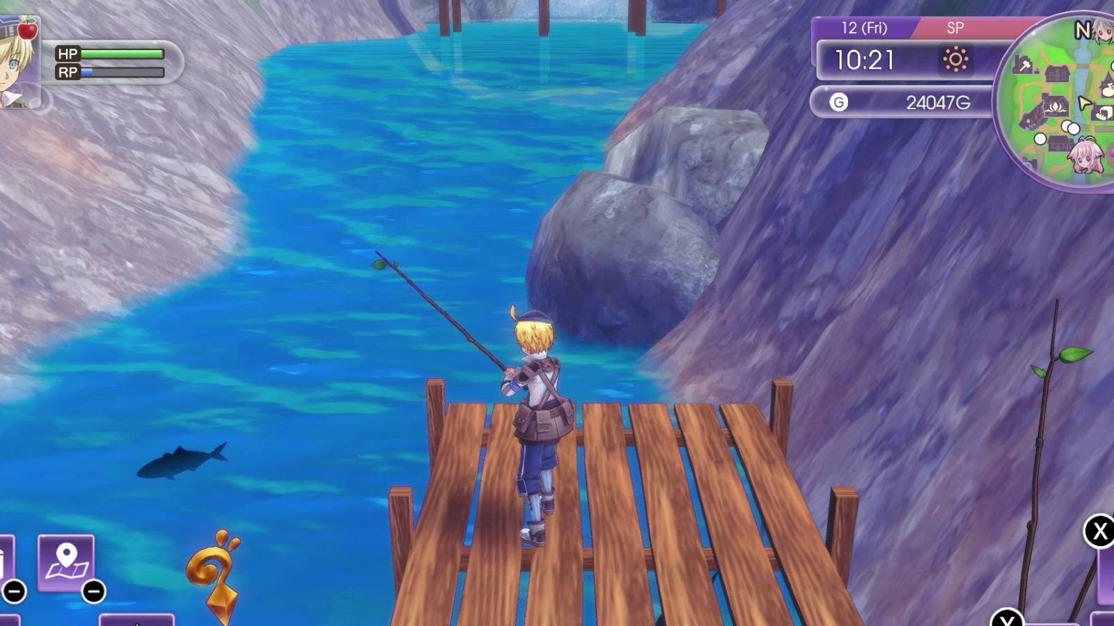 Rune Factory 5 Fishing