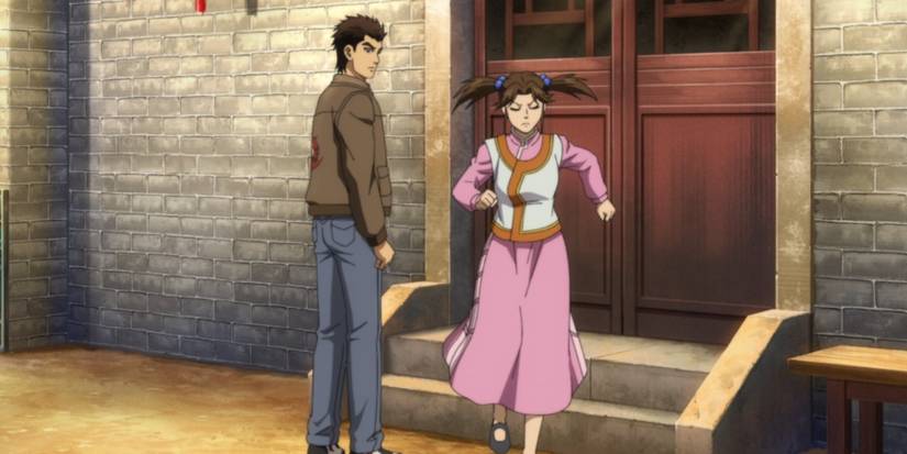 Ryo Hazuki and Fangmei in Shenmue anime