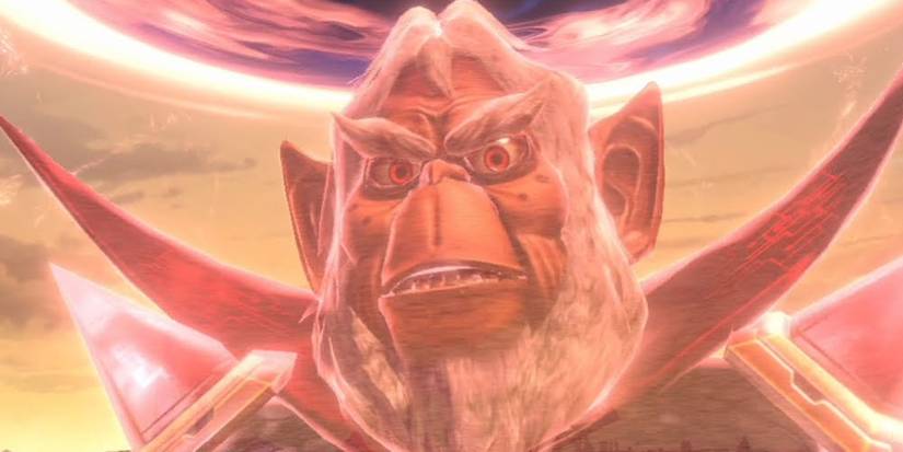 Andross appearing in a battle in Star Fox Zero