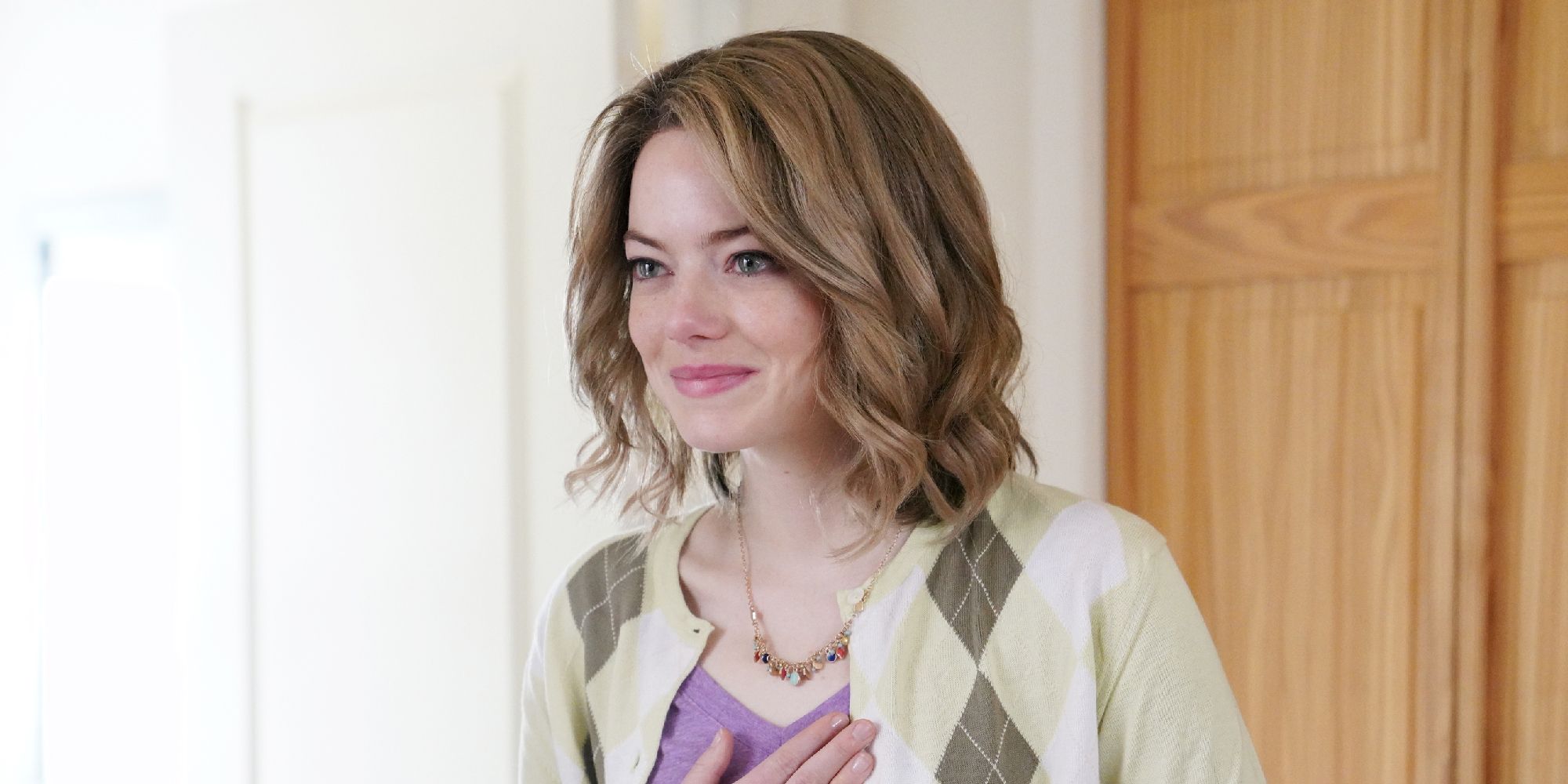Emma Stone in the sketch "The Actress"