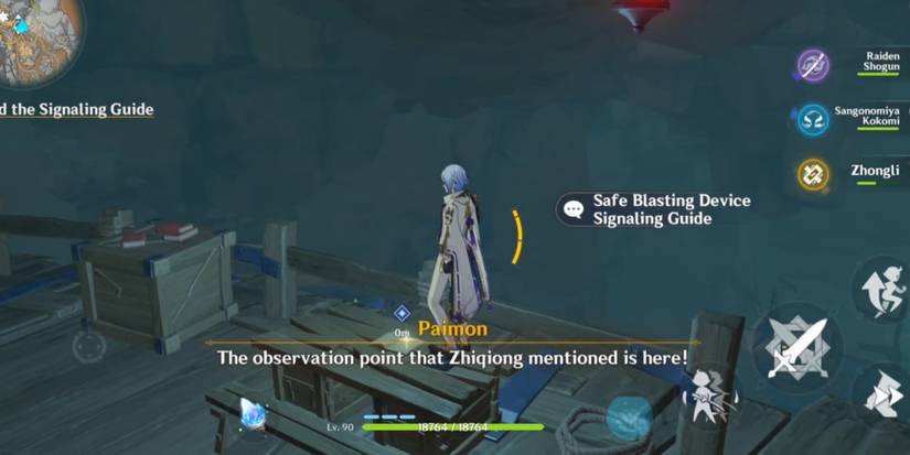 Safe Blasting Device Signaling Guide in Genshin impact