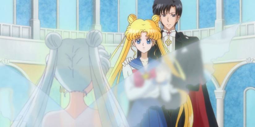 Sailor Moon and Tuxedo Mask