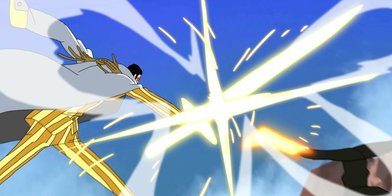 Sanji fights Kizaru