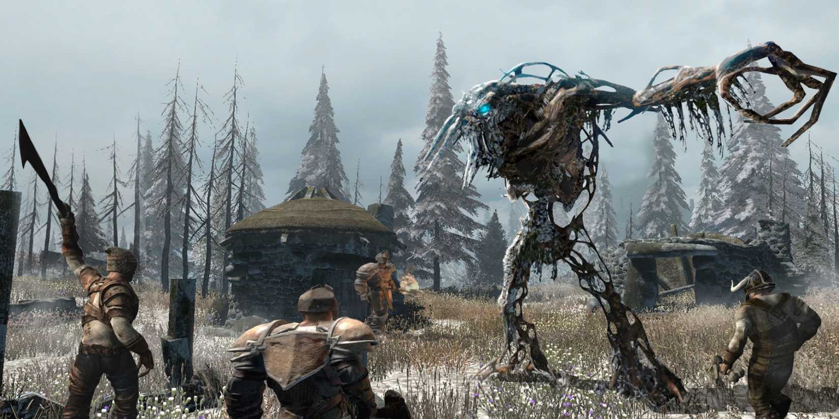 Savage Lands - Fighting monsters.