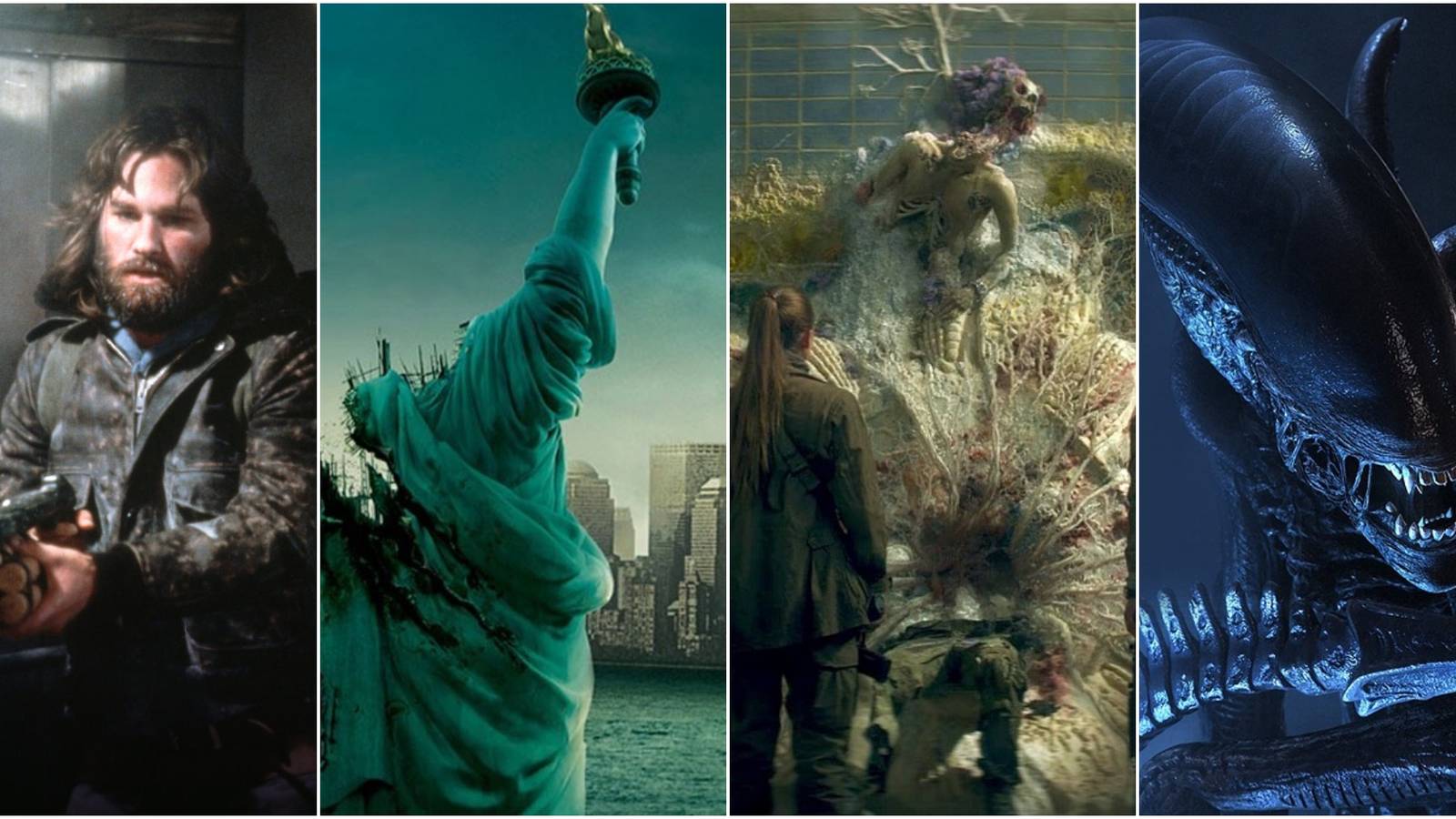 The Thing, Cloverfield, Annihilation, and Alien